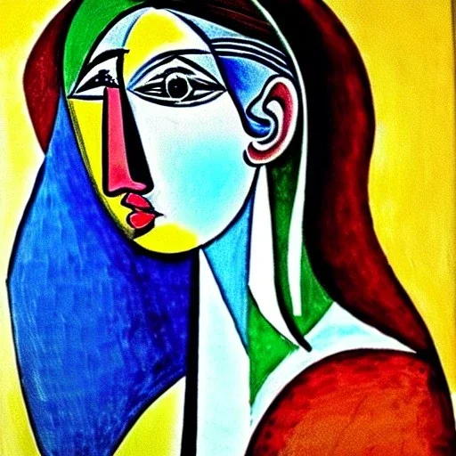 portrait of a woman picasso style