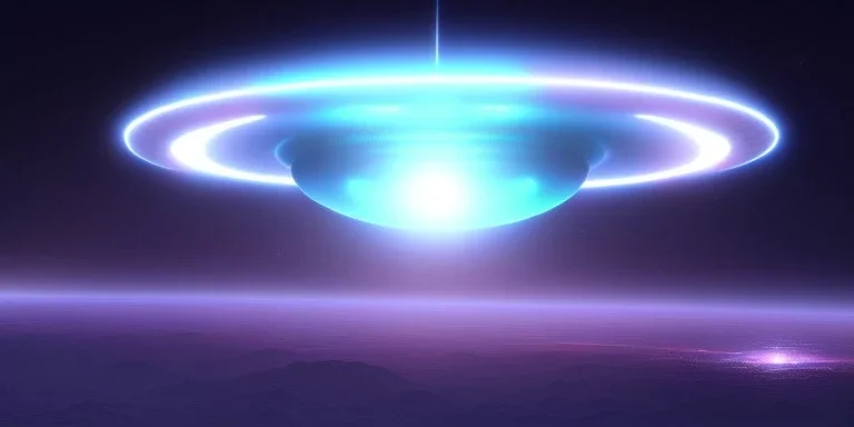 extra-terrestrial, 8K, photo realistic, highly detailed, lught ufo, light colors