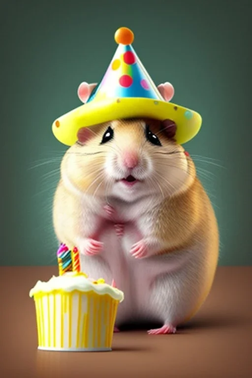 Hamster happy birthday