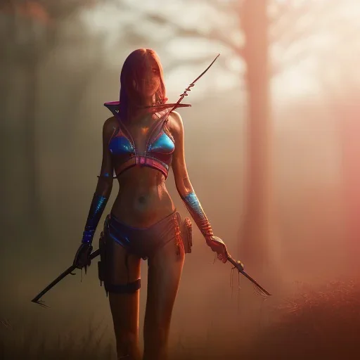 Artemis Tapınağı fantasy fantasy art, sunset rainbow, birds, lighting, cinematic, extremly, mist, unreal engine 5, cinematic lighting, beautiful, photorealistic, abstract