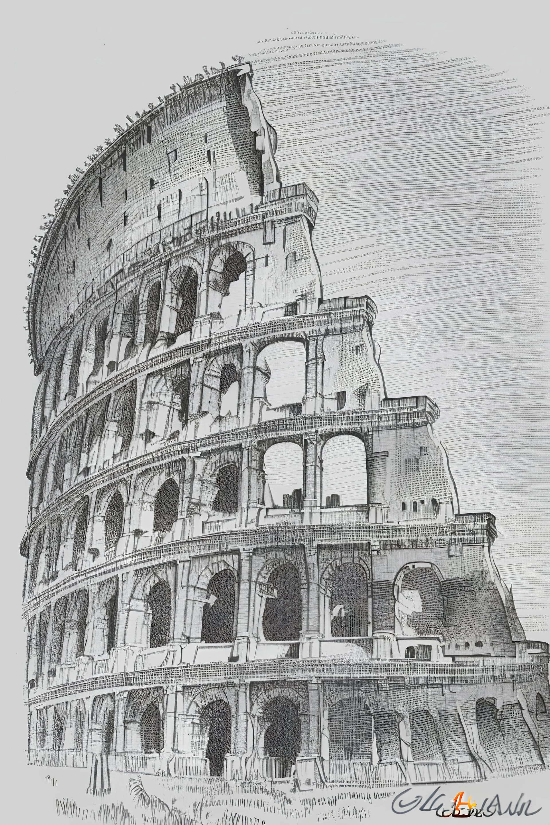 Coliseum, ink