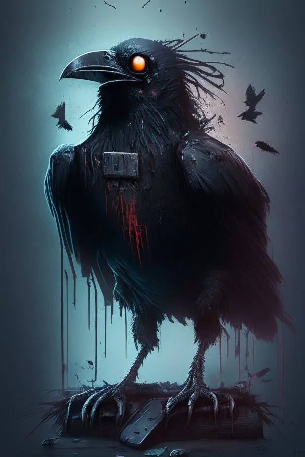 horror gaming crow