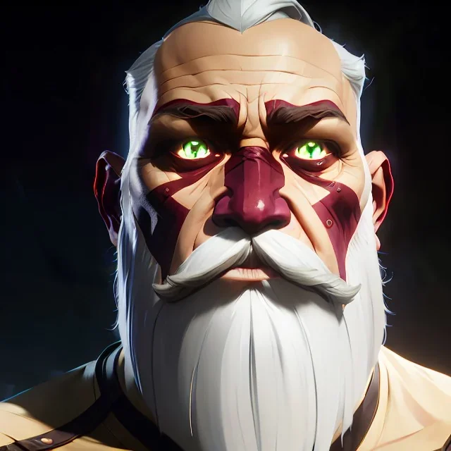 "MIddle aged white human male, with a trimmed but uneven beard, piercing green eyes with slick back hair head and shoulders portrait, 8k resolution concept art portrait by Greg Rutkowski, Artgerm, WLOP, Alphonse Mucha dynamic lighting hyperdetailed intricately detailed Splash art trending on Artstation triadic colors Unreal Engine 5 volumetric lighting Splash art fantasy"