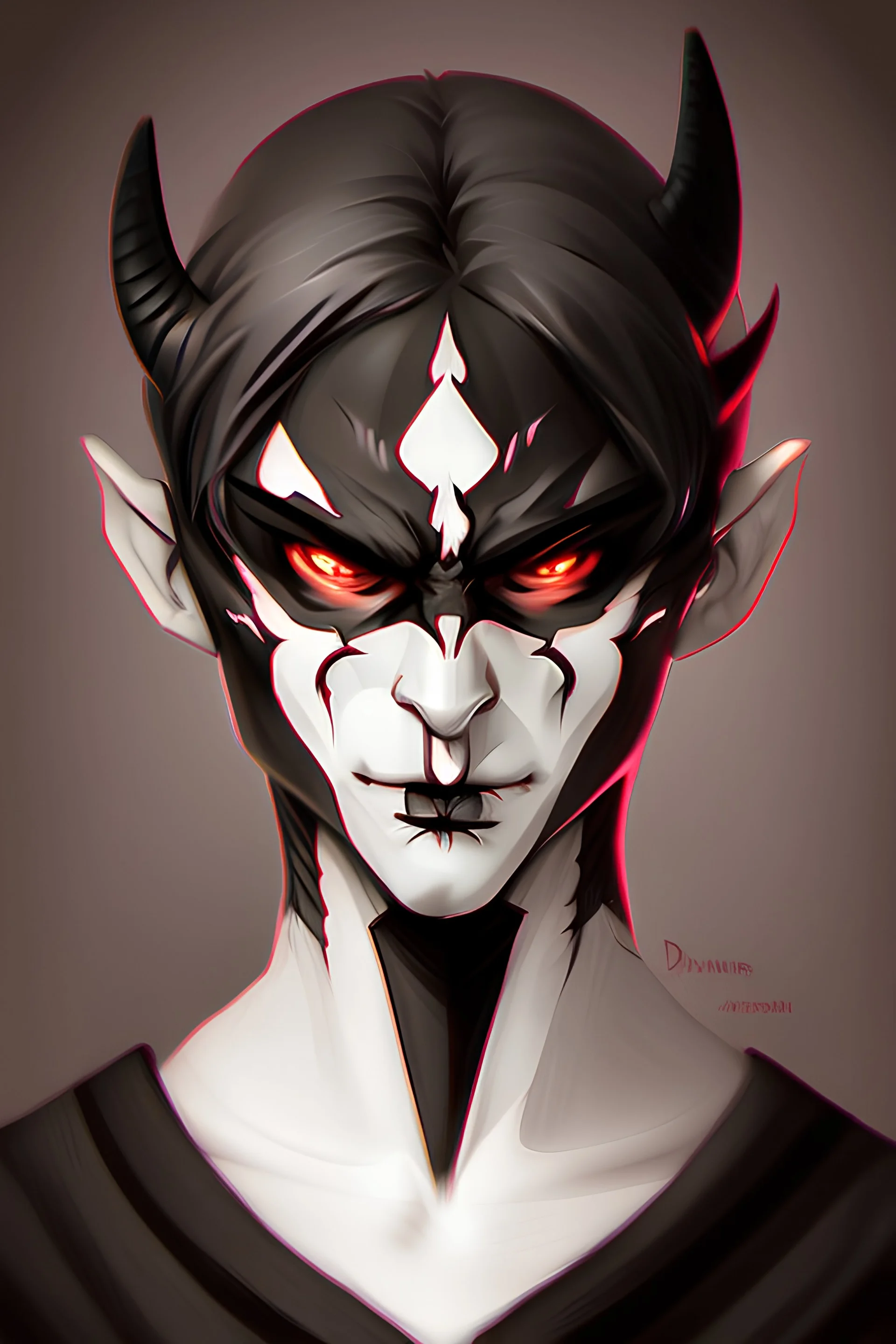 Draw me devil character 4k