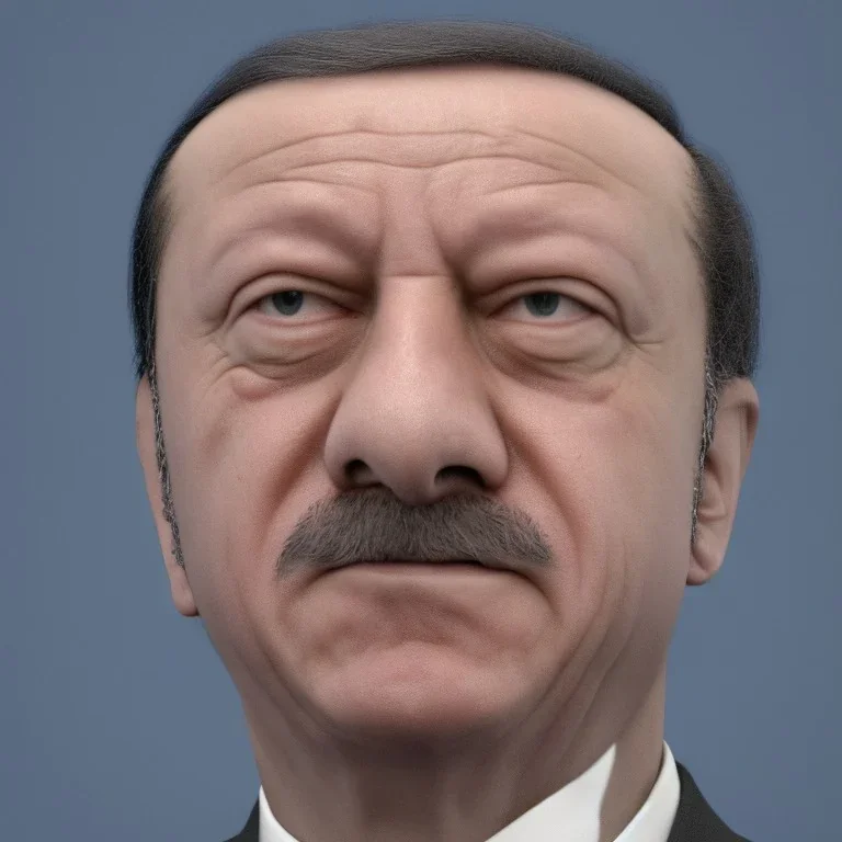 Recep Tayyip Erdogan as Papa Smurf