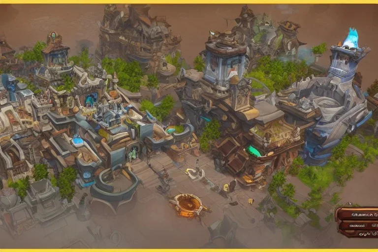 Torchlight 2 architecture concept in overwatch