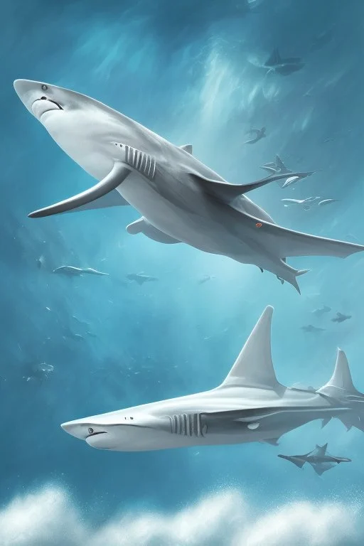 ideation air craft inspired by shark