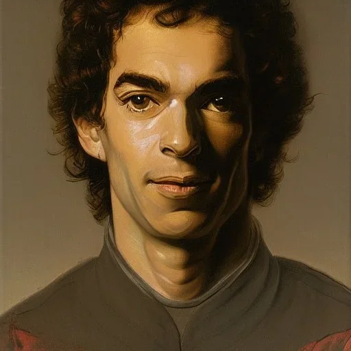 portrait of ayrton senna by rembrandt