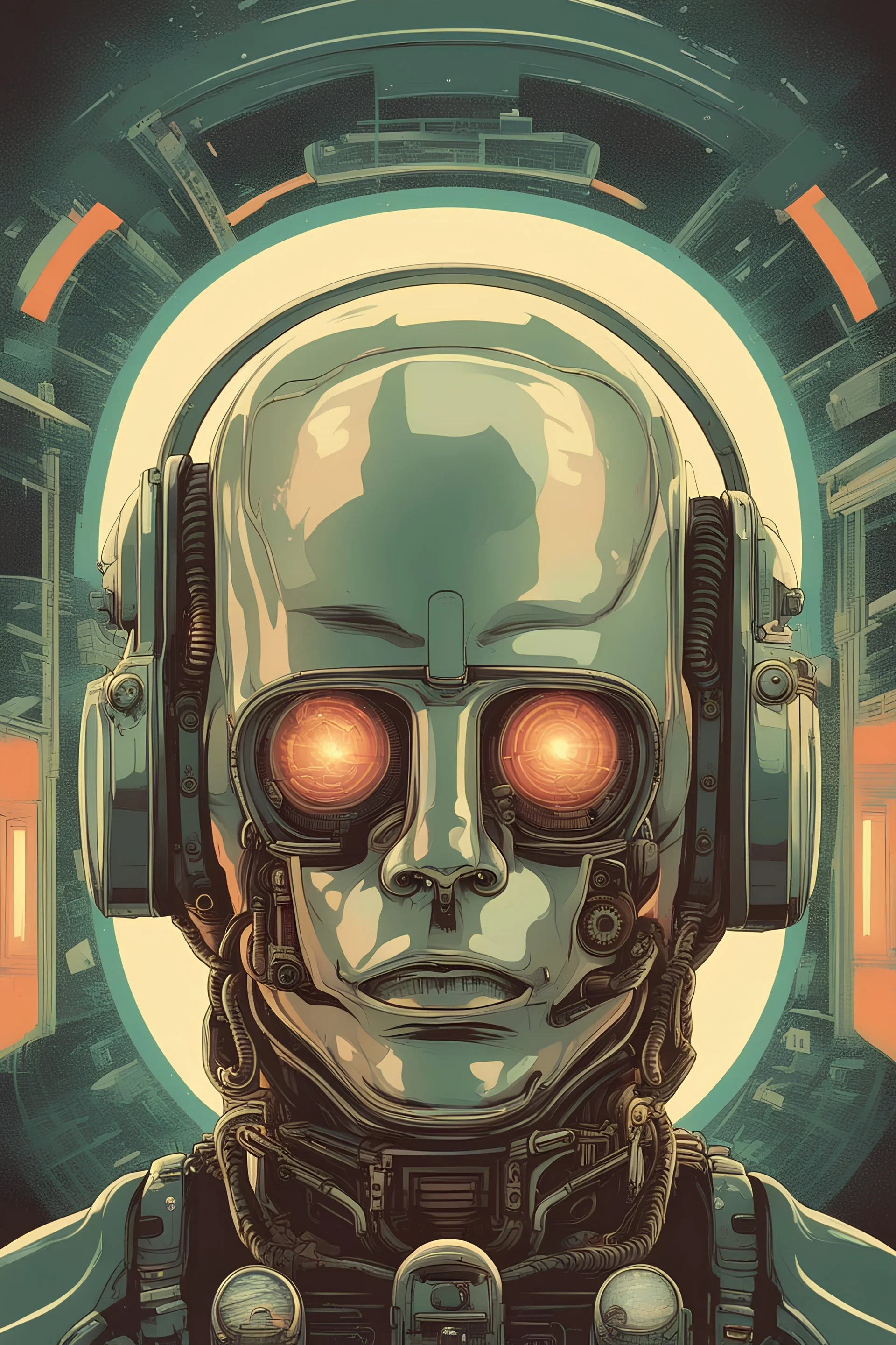 science fiction android mind consciousness retro futurism