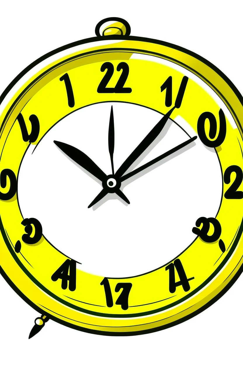 9 o clock clipart