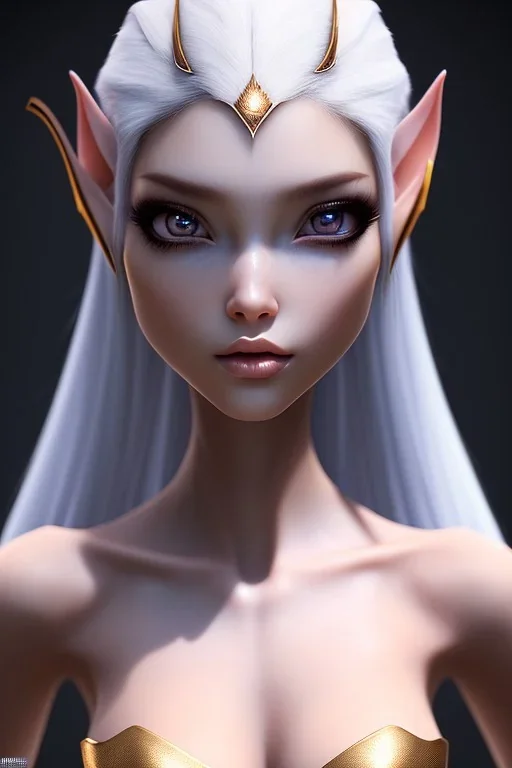 https://i.pinimg.com/750x/ea/89/7a/ea897a7b7a4cfe9ee35af8bcf66270e3.jpg Female elf, by Ko Young Hoon, Unreal Engine, by Wētā FX, by WLOP, insanely detailed and intricate, hypermaximalist, elegant, ornate, hyper realistic, super detailed, symmetric face, ultradetailed body, ultradetailed clothes, cute face, full body, on a plain base