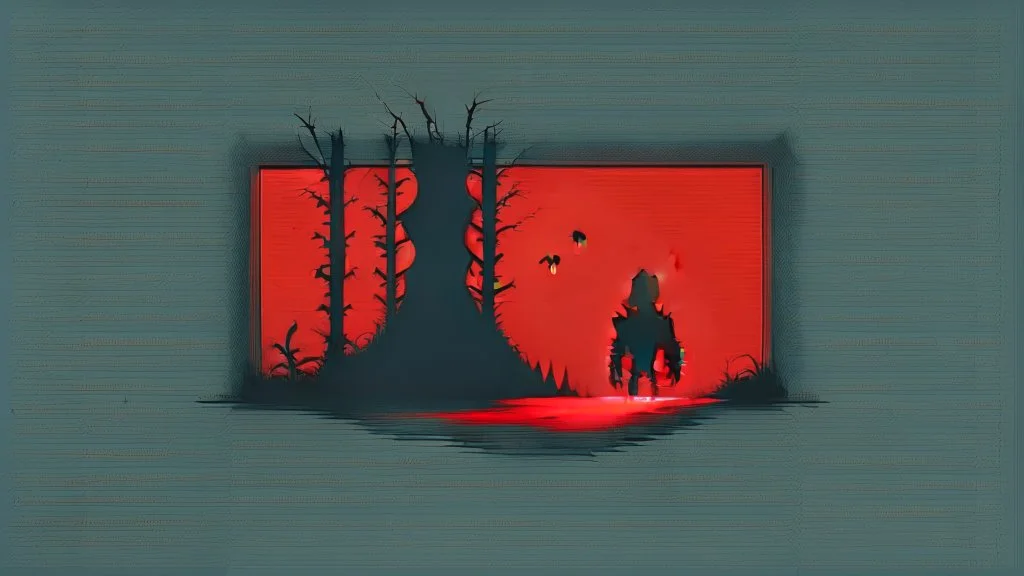 minimalist horror gaming theme