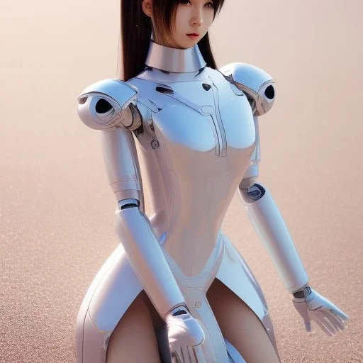 beautiful smooth realistic Japanese catgirl robot body with long legs run, cat aye, extremely sharp detail, finely tuned detail, ultra high definition, 8 k, unreal engine 5, ultra sharp focus, accurate wings