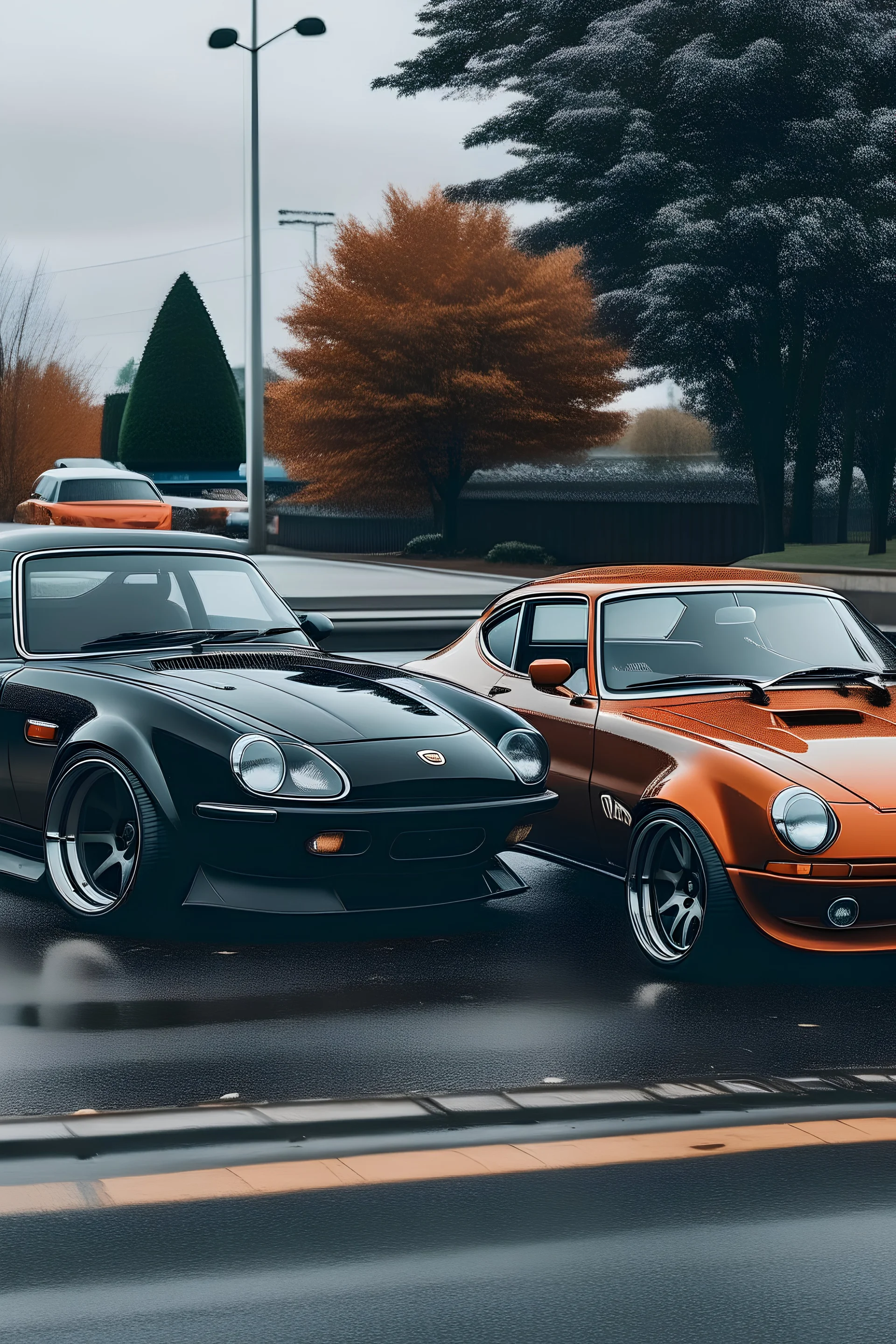 two different cars