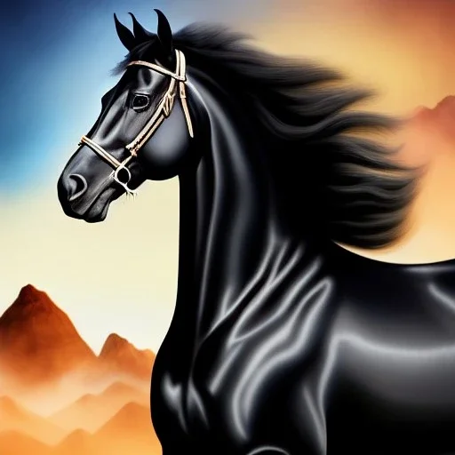 ultra detailed fullbody portrait of Conan Riding a Black Horse , extremely detailed digital painting, intrincate, extremely detailed smiling face,crystal clear Big eyes, in the style of Frank Frazzetta , mystical colors , perfectly centered image, perfect composition, rim light, beautiful lighting,8k, stunning scene, raytracing