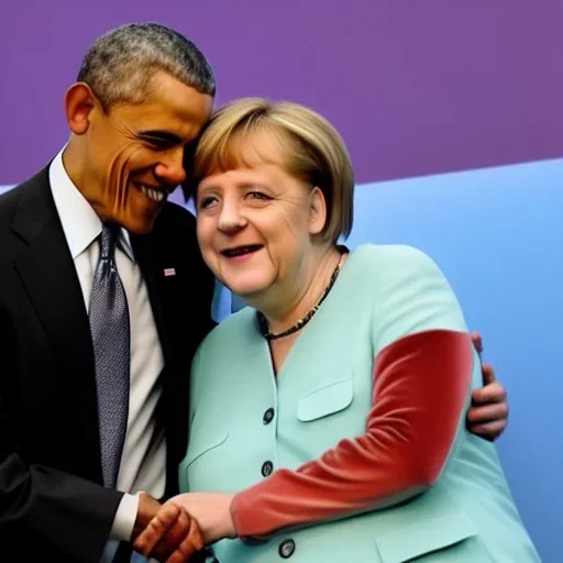 children of obama and angela merkel