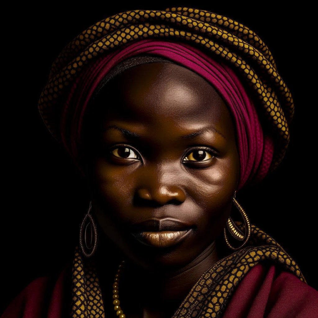 photography of a 34 years old african woman Lina,