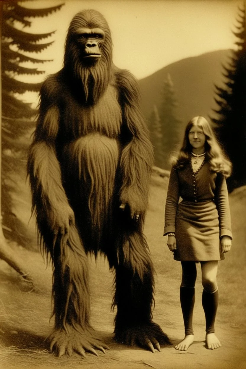 marjorie taylor greene as a sasquatch