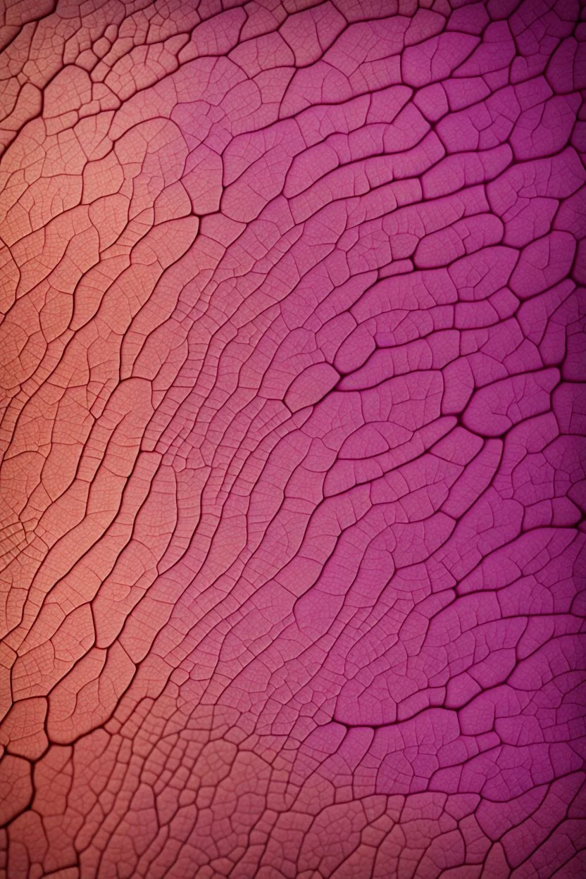 Human skin under the microscope