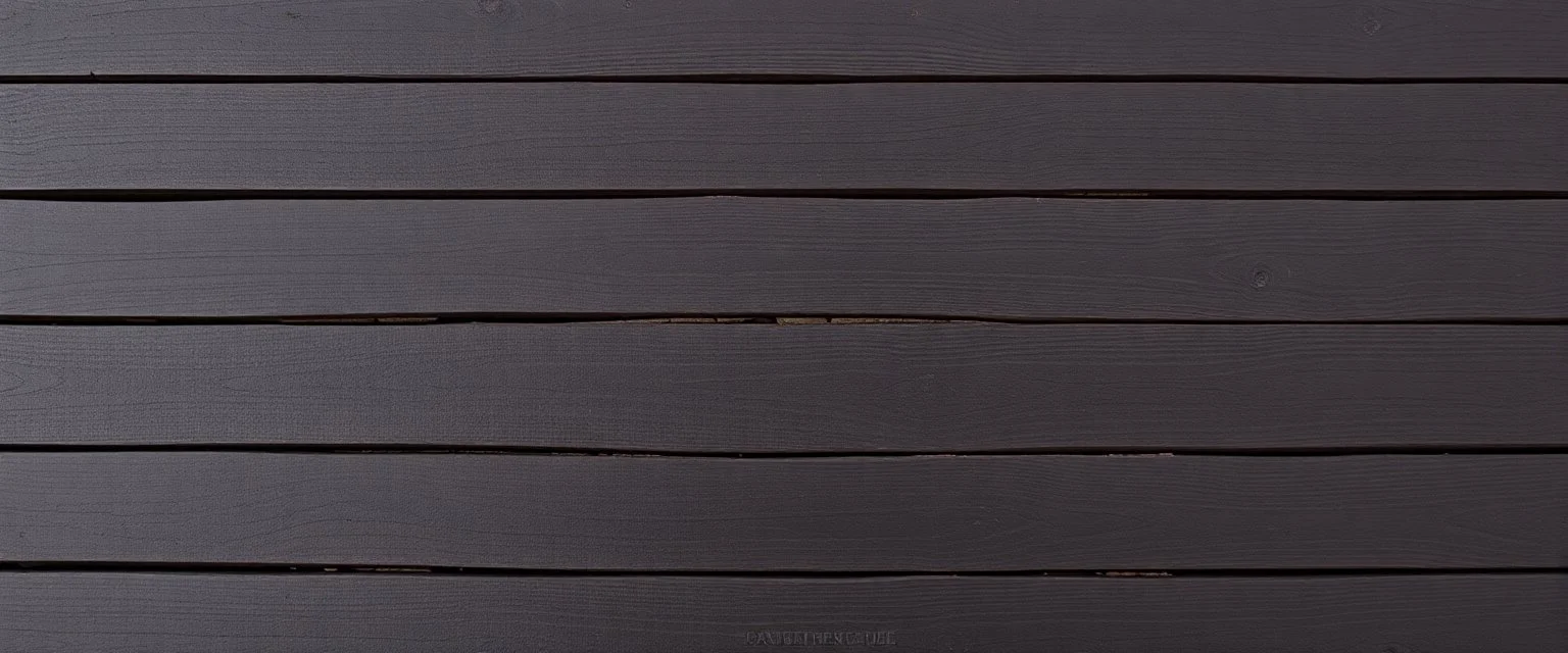 horizontal wooden planks painted dark brown, no gaps
