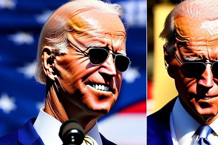 Joe Biden as Jesus sunglasses