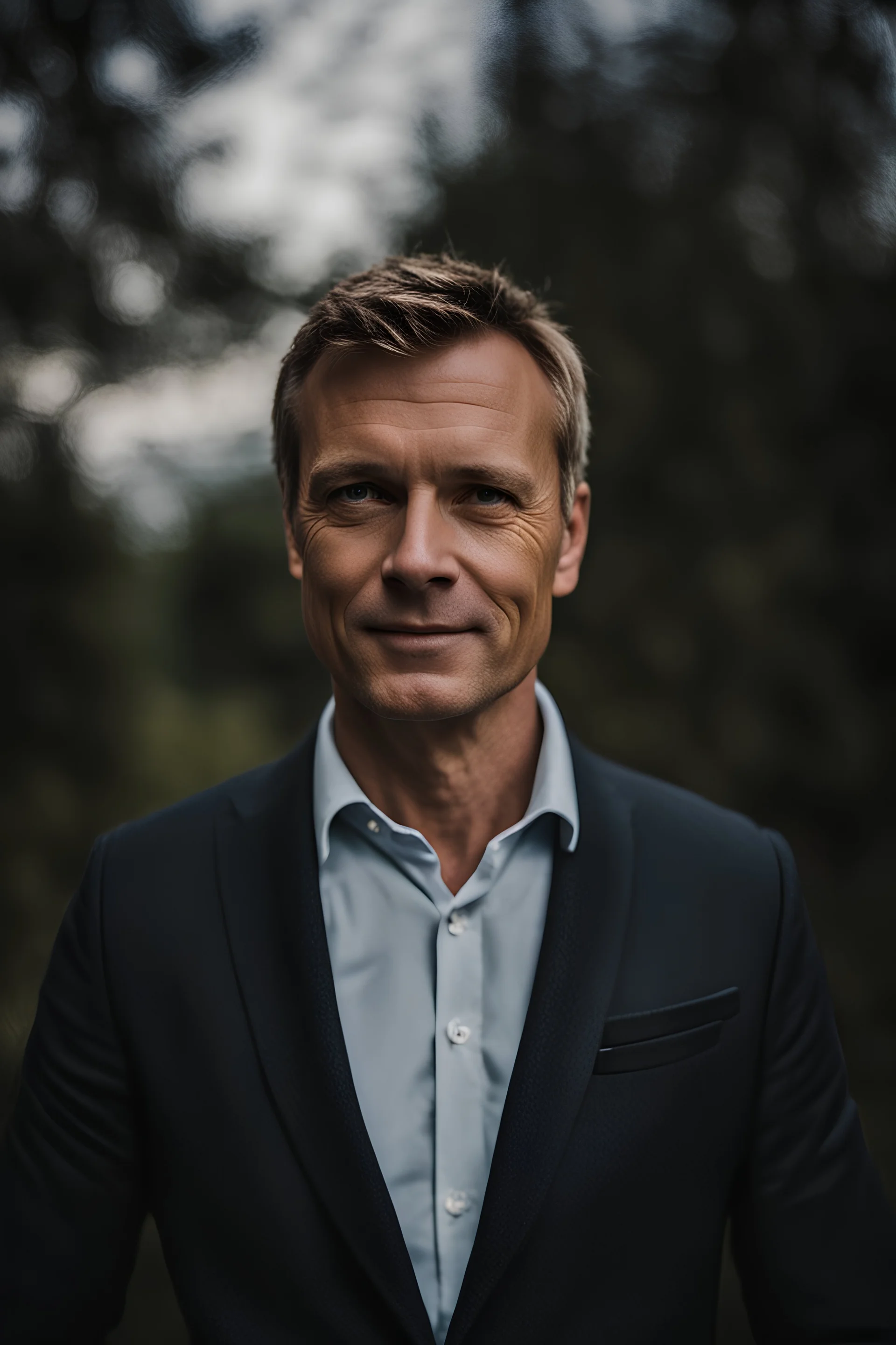 Portrait of a 40 year old norwegian doctor