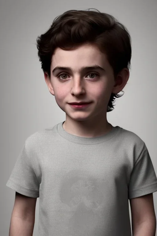 Timothee chalamet toddler, full body, bokeh, hyper realistic