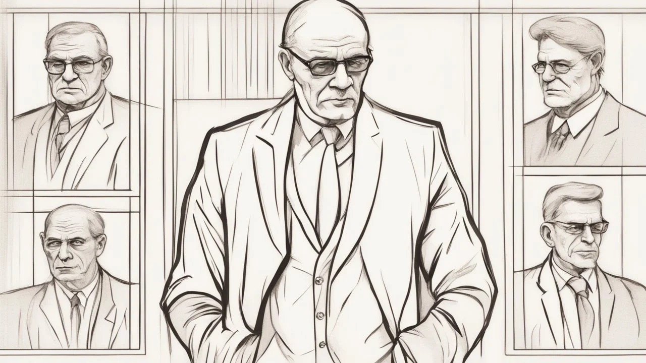 صورة تصوّر شخصًا ينظر إلى الأرض بتركيز عميق، ووجهه ينحني قليلاً نحو الأرض كأنه يحمل أسرار العالم بين عينيه. يظهر على وجهه تعبيرًا من الحكمة والثقة الراجحة، كما لو كان يفهم كل ما يجري في هذا الكوكب. إنه مرتديًا بدلة رسمية، مما يضفي عليه مظهرًا جديًا ومحترمًا. وجهه يتسم بالهدوء والتفكير، حيث يتأمل في تفاصيل الأرض والحياة من حوله بعمق. إنه كأنه يحمل وزرًا ثقيلًا من المعرفة والفهم، ويتعامل مع العالم بأسلوب متزن ومعبر. إن وجوده يلفت الأنظار ويثير الاهتمام بسبب وجاهته وقدرته على فهم أعمق للأمور.