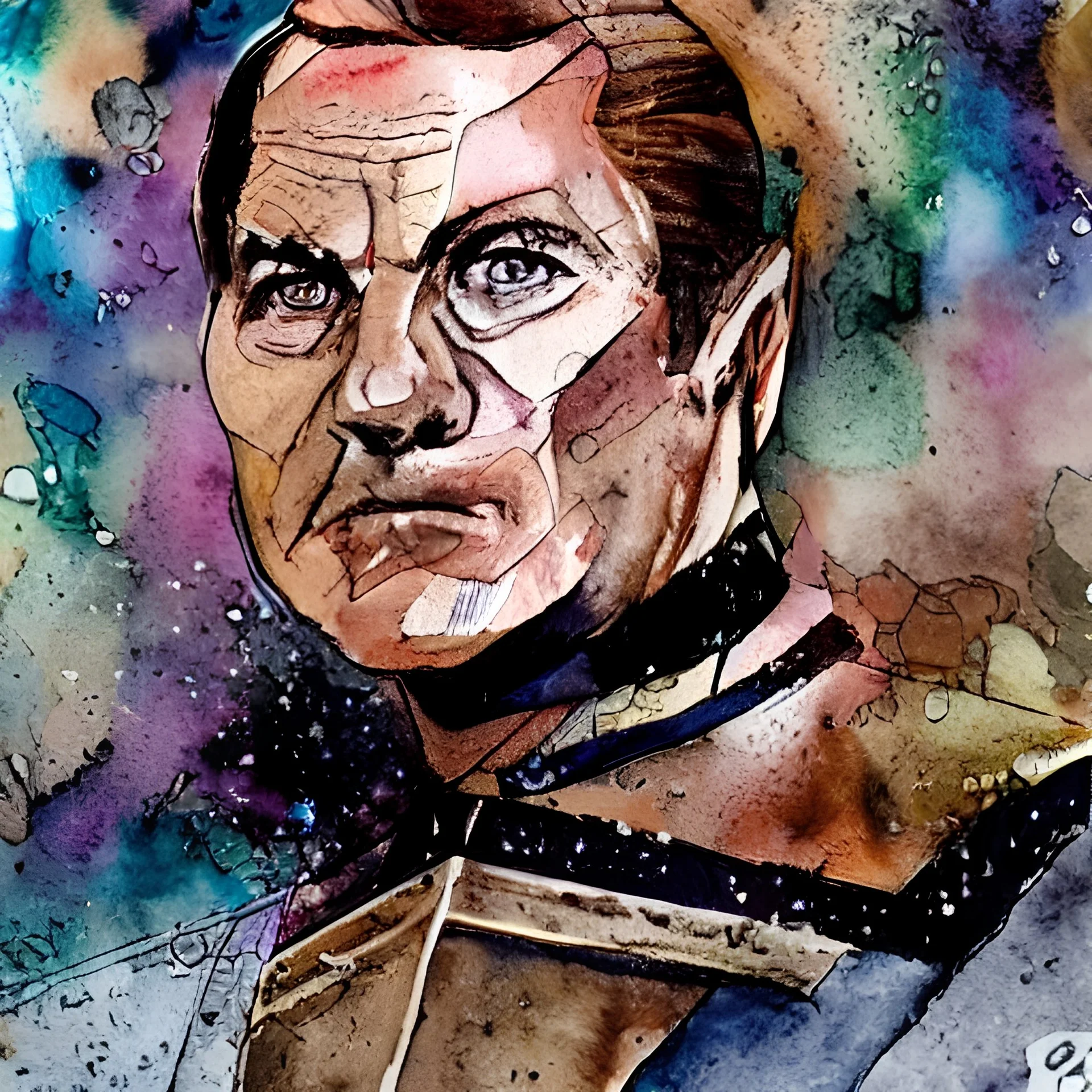 star trek watercolor