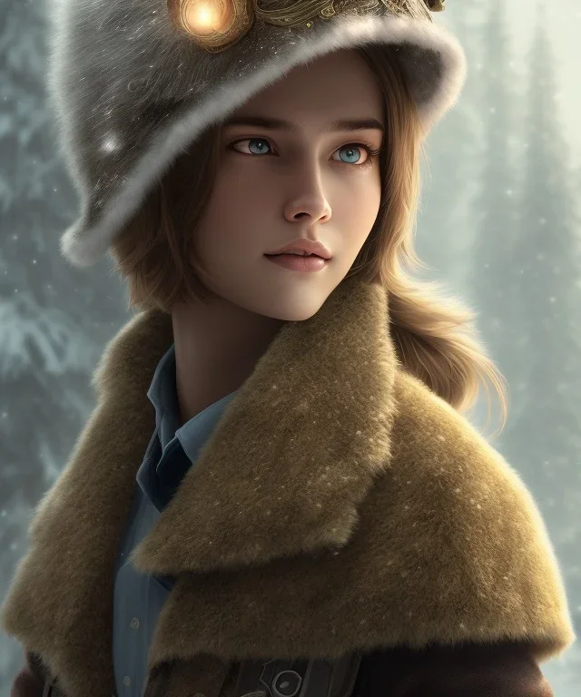 photography, winter, 8k, attractive, stylish, optimistic, teenager, smiling, beautiful big eyes, heavenly look, highly detailed modern christmas style hat and clothing, fine skin detail, trending on artstation, sharp focus, intricate detail, very detailed, Artgerm, Greg Rutkowski, Tom Blackwell