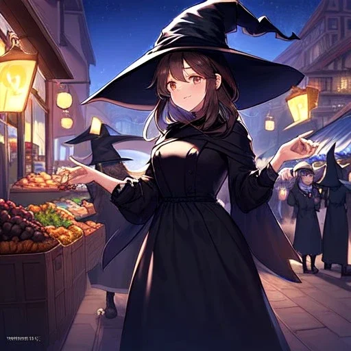  streetMarket, night, witch,