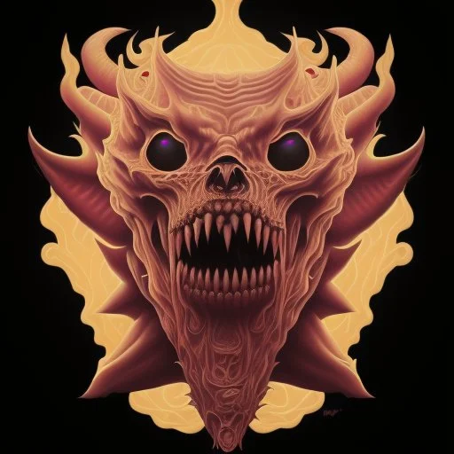 "Craft a compelling and infernal logo for 'Beelzebub,' channeling the essence of this demonic entity. Infuse the design with dark and sinister aesthetics, incorporating devilish symbolism, intricate details, and an overall malevolent atmosphere. Utilize a color palette that conveys the fiery depths of hell, and employ typography that exudes a sense of demonic authority. The logo should evoke fear and fascination, capturing the legendary and malefic nature of Beelzebub."