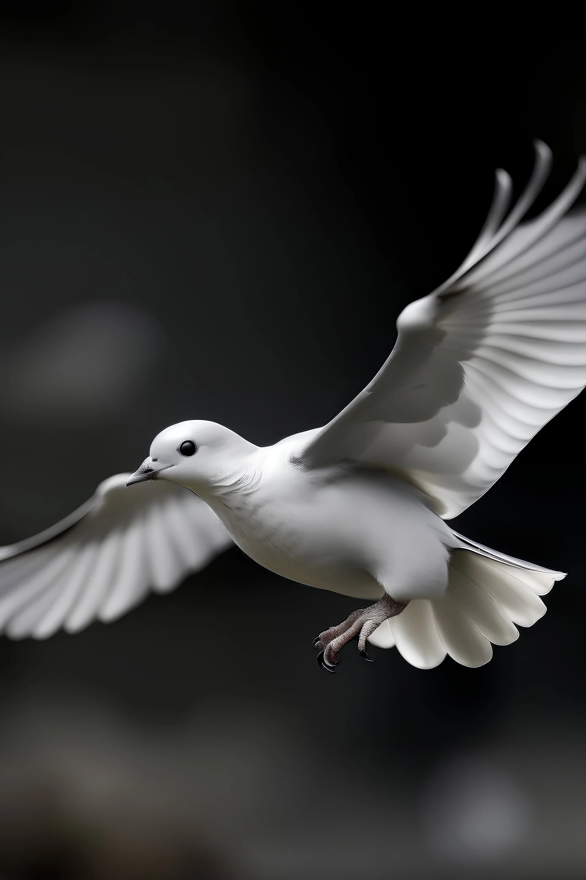 Gambar merpati yg sedang terbang