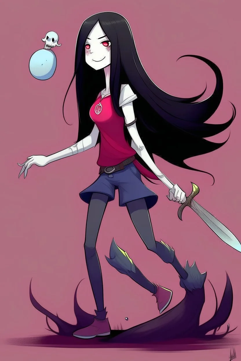 marceline vampire adventure time animation styled