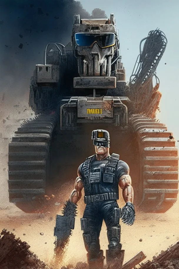 terminator super cop in excavator