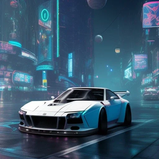 Cyberpunk Hyper cars,perfect composition, hyperrealistic, super detailed, 8k, high quality, trending art, trending on artstation, sharp focus, studio photo, intricate details, highly detailed,film photography, dslr, cinema4d, studio quality,nightclub lighting,octane render, by greg rutkowski