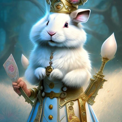 White Rabbit character by"Alice in the wonderland",dressing Disney style,hairstyle Disney style, detailed eyes, elegant,sarcastic smile, by artgerm,Chie Yoshii,Brian Kesinger,Gediminas Pranckevičius,Kilian Eng,reg Rutkowski,Disney