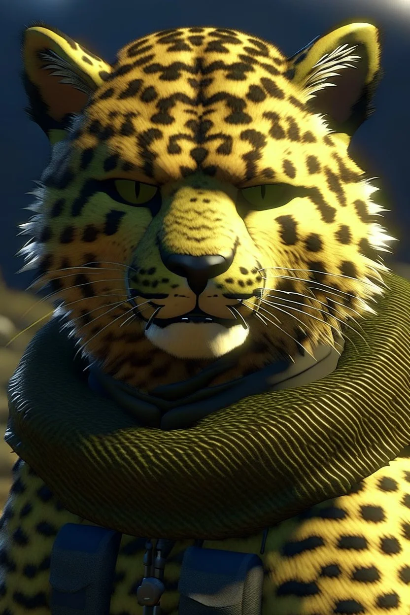 Bf4 russian engineer but it's furry cheetah