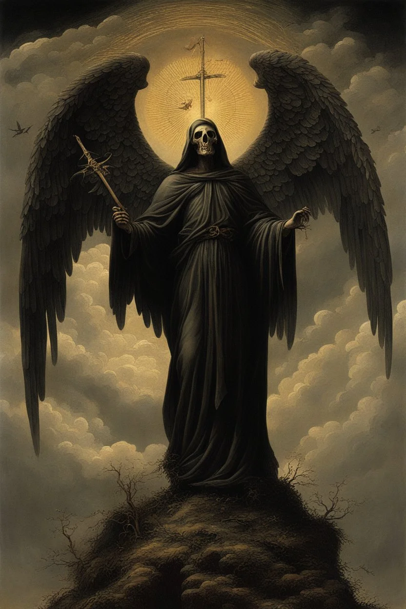 The angel of death; celestial art