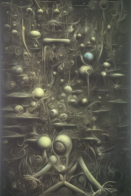 emergence of consciousness Max Ernst, Amano, Yves Tanguy