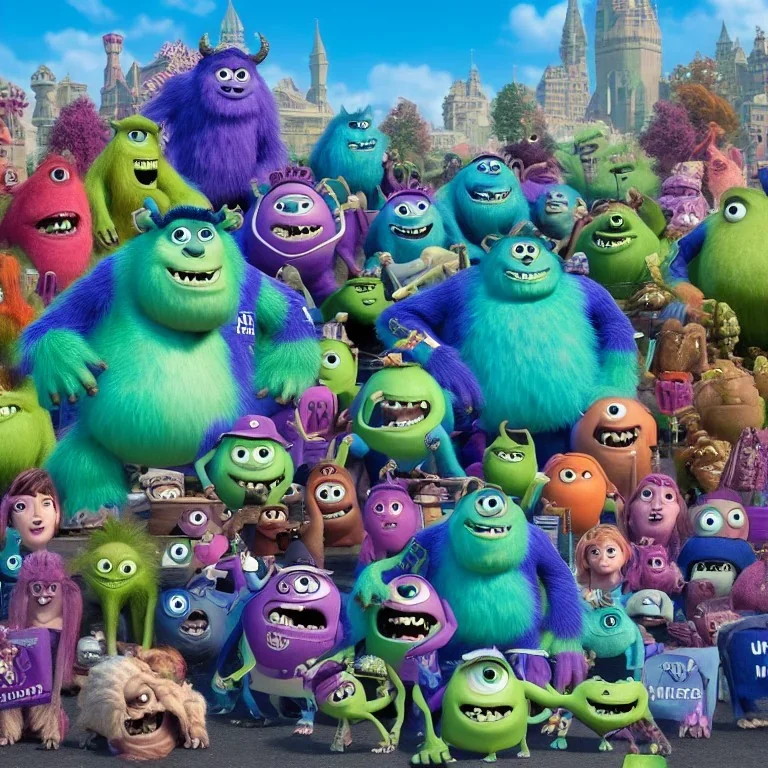 Monsters university battle