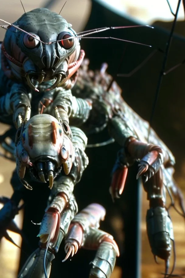 a shrimp like the movie "district 9"