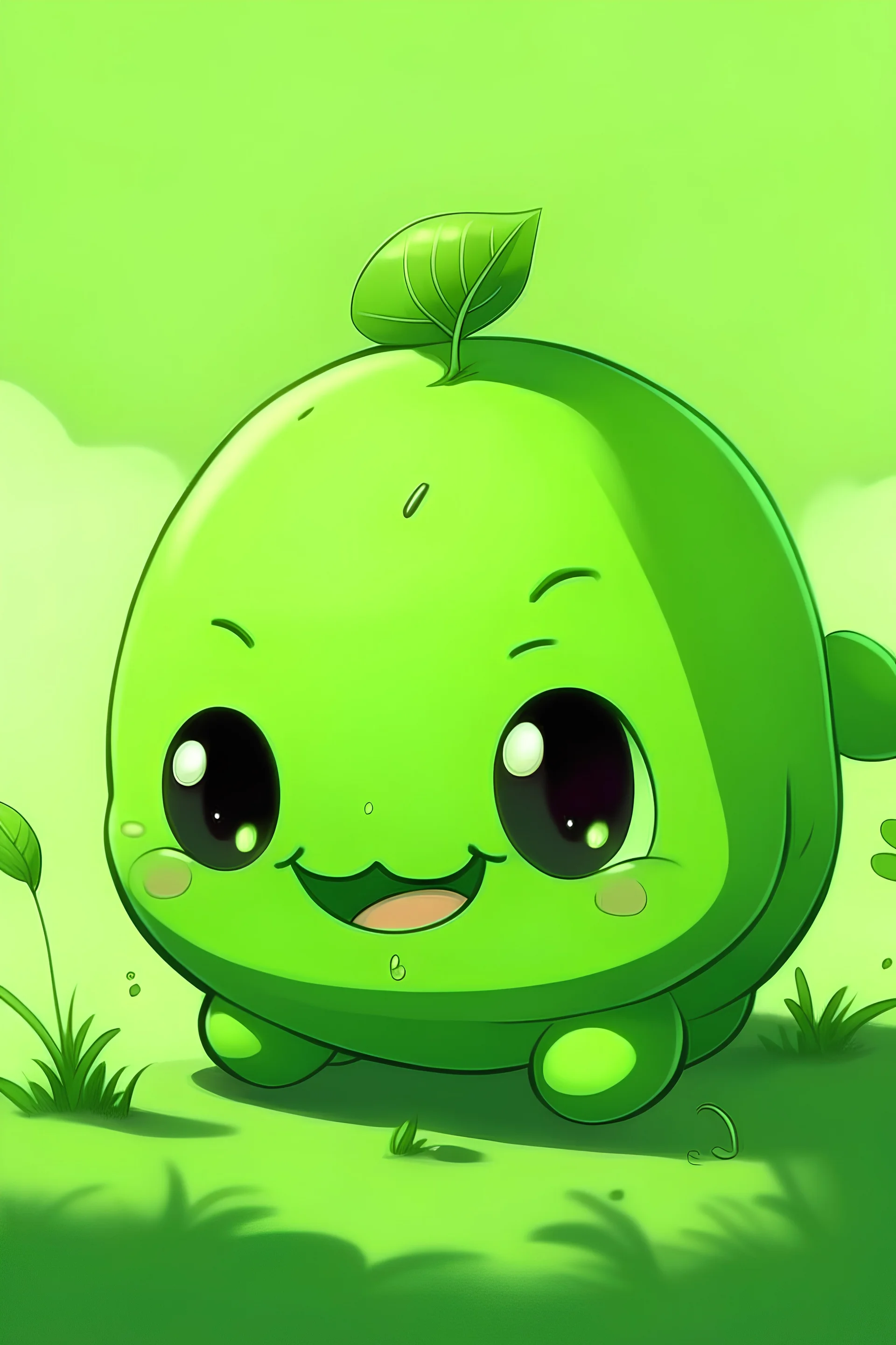 Cute green