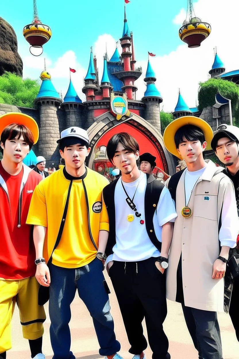 bts in disney land