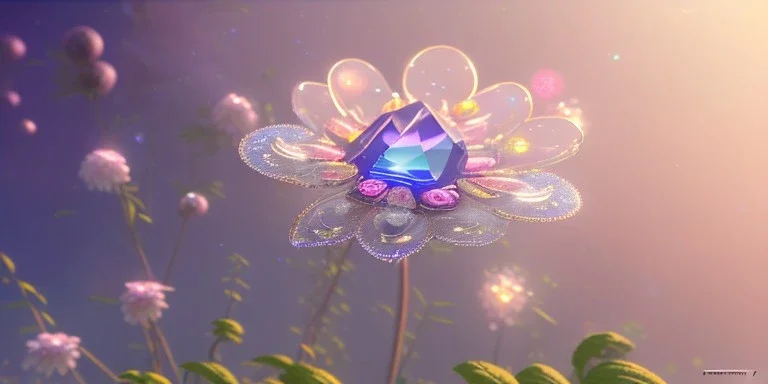 crystal subtle flower in a galactic ambiance beautiful fairy, transparent, delicate colors, in the foreground, full of details, smooth，soft light atmosphere, light effect，vaporwave colorful, concept art, smooth, extremely sharp detail, finely tuned detail, ultra high definition, 8 k, unreal engine 5, ultra sharp focus