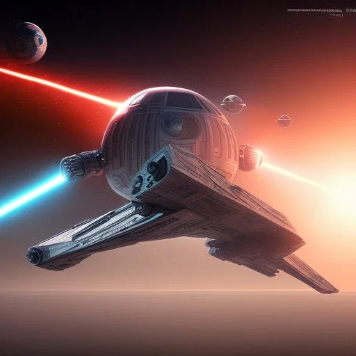 star wars space ship faster than light travel, sci-fi, hi-tec, cinematic shot, photo taken by canon, professional lighting,