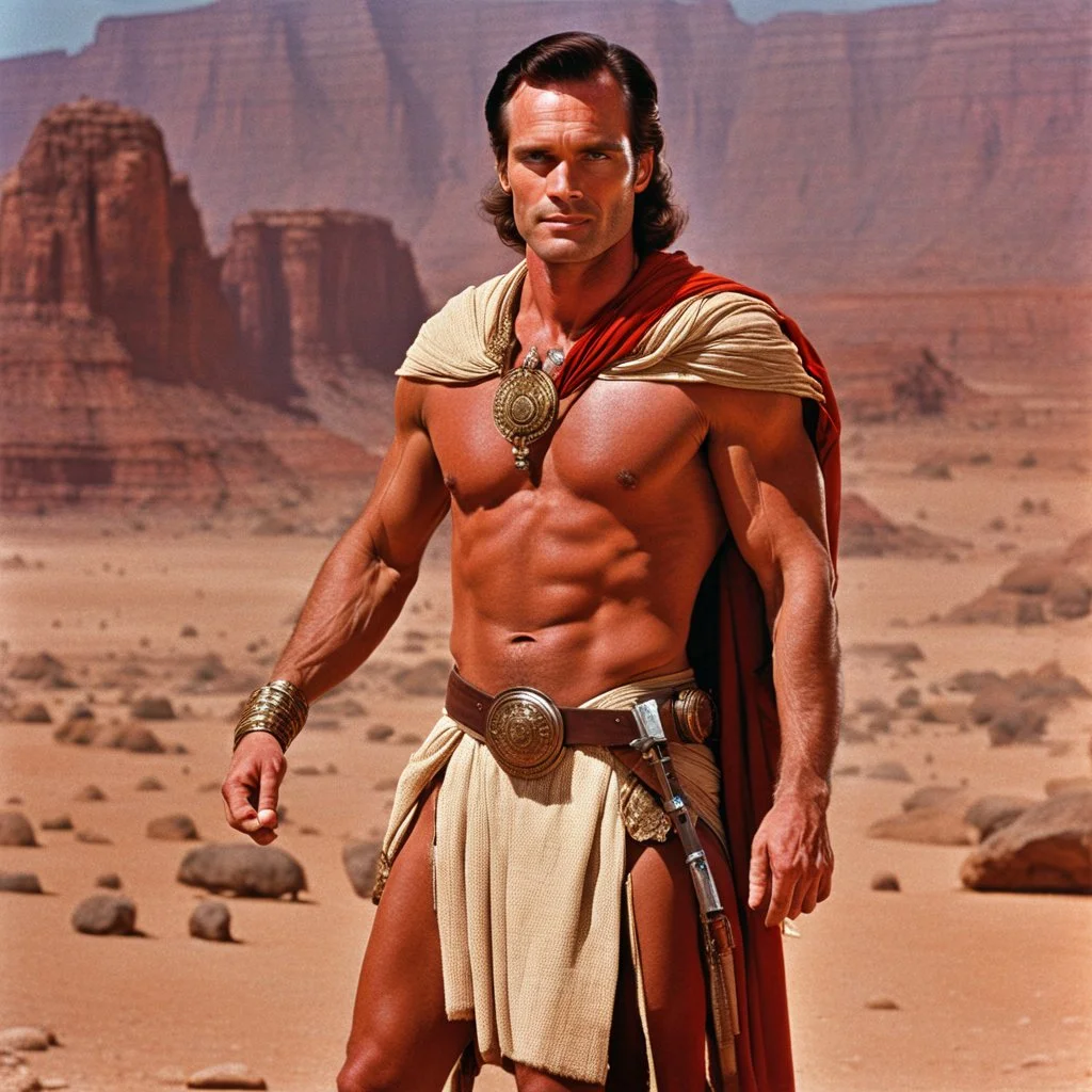 Charlton Heston as John Carter of Mars