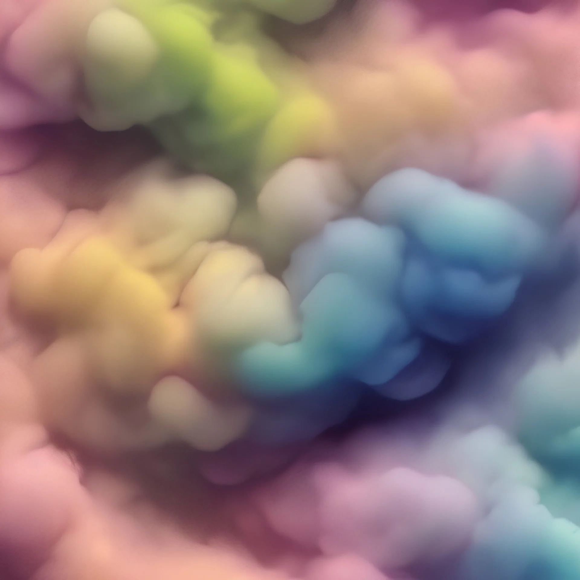 Smooth gentle rainbow pastel color gradients in glowing cloud, ambient, delicate, calm, luminous, peaceful, harmonious, insubstantial, wallpaper, background