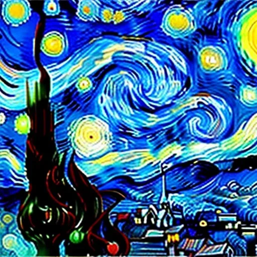 van gogh starry night tablosu