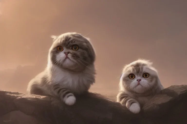 Luxury advertisement, a highly detailed epic cinematic concept art cg render digital painting artwork of a scottish fold cat as yoda. by greg rutkowski, ilya kuvshinov, wlop, stanley artgerm lau, ruan jia and fenghua zhong, trending on artstation, made in maya, blender and photoshop, octane render, excellent composition, cinematic atmosphere, dynamic dramatic cinematic lighting, aesthetic, very inspirational, arthouse